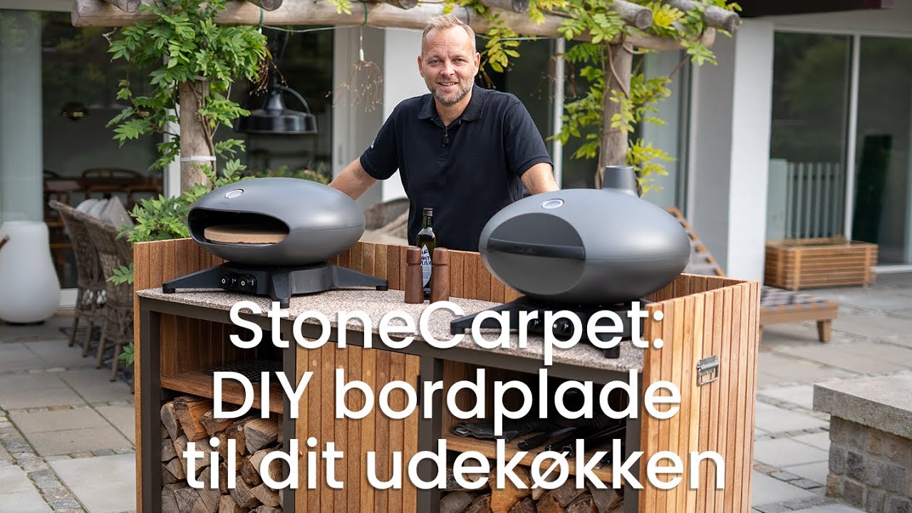 StoneCarpet: Sådan laver du en bordplade til dit udekøkken
