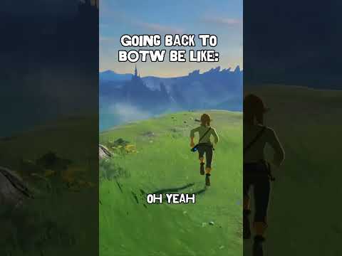 From TOTK back to BOTW! #zelda #botw #totk #thelegendofzeldatearsofthekingdom