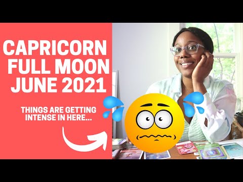 Full Moon In Capricorn ♑️  June 24th 2021 | What You Need to Know About This June Full Moon 2021 🌝