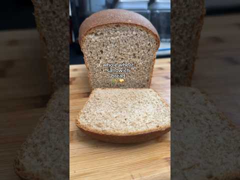 Whole wheat sandwich bread recipe #recipes #baking #bread