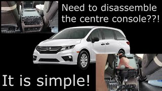 Honda Odyssey 2018+ How to disassemble the Center Console