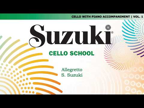 Suzuki Cello 1 - Allegtetto - S. Suzuki [Score Video]