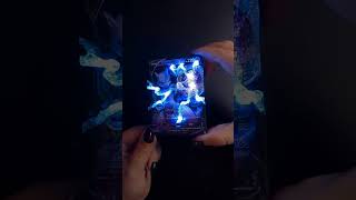 Mewtwo V 3D Pokémon Card with custom built Flickering LED lights. #pokemoncommunity
