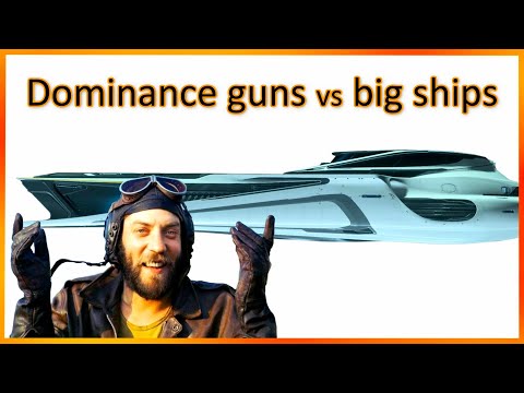 3.12a Dominance guns vs big ships - Explosions!