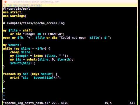 Beginner Perl Maven tutorial: 7.16 - Solution: Improve Apache log-analyzer