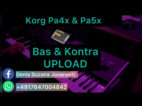 Korg Pa4x & Pa5x Bas i Kontra deo Set
