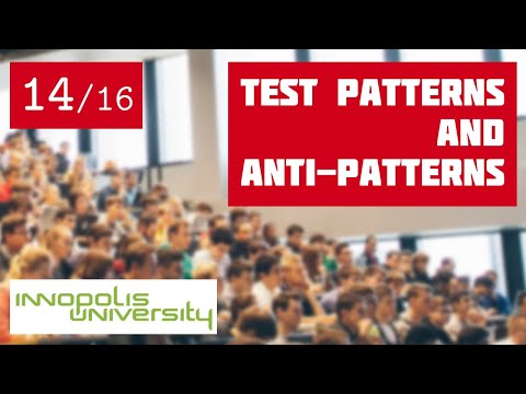 SSD 14/16: Test Patterns and Anti-Patterns [software design crash course]