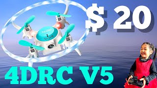Best Flying Mini-Drone Ever! And It's $20! Protected W/Awesome Light Ring #4drcv5 #4drc4dv5 #drone