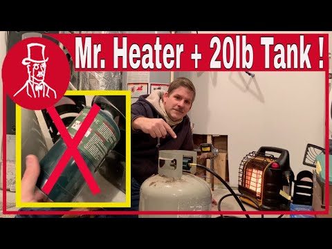How to connect 20 lb Propane tank to Mr. Heater Big Buddy : increase how long it can run