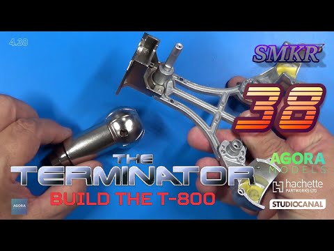 Agora Models Build the T-800 Terminator Pack 4 Stage 38 - Thoracic Cage Joint & Vertebra Again