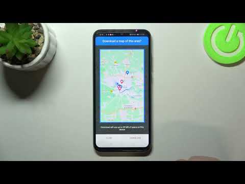 HONOR 20E - How To Use Google Maps Offline.MP4