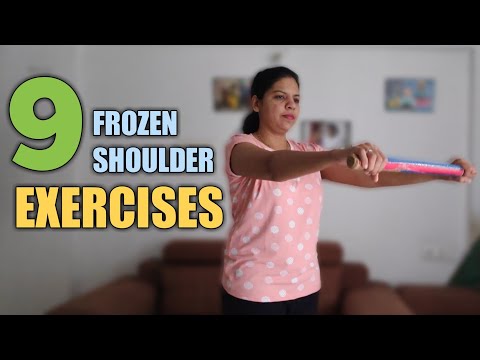 9 Simple & Effective Frozen Shoulder Exercises ❄️ | #Health #Fitness
