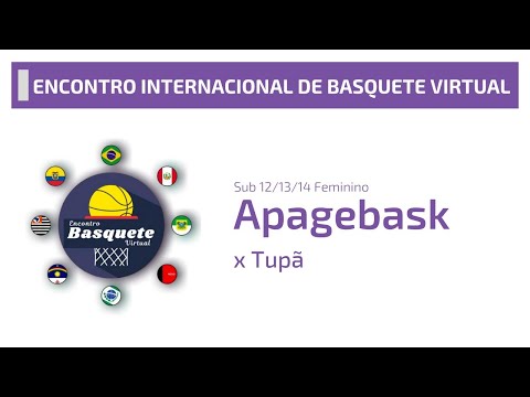 Encontro de Basquete Virtual - APAGEBASK x Tupã - Sub-12/13/14 Feminino