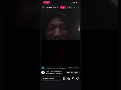 No Savage and Baby Jamo on live talking to lil dude