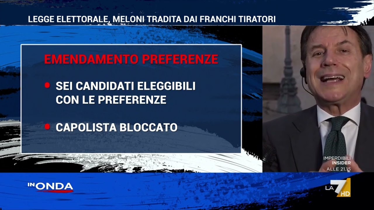 Meloni sconfitta sulla legge elettorale, Conte: "Deve andare a casa"