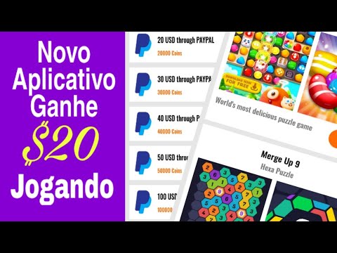 Novo Aplicativo para Ganhar Dinheiro no Paypal Jogando (Money no paypal)