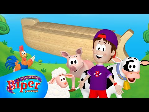 🦁🐘 Los Animales en el Arca ¡Todos a Bordo! 🐢🕊️✨Explora con Biper y sus Amigos🎈✨