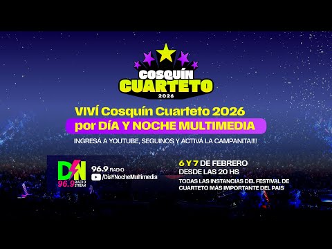 🔴 EN VIVO 🎶 ¡COSQUÍN CUARTETO 2026! | Viernes 6 de febrero