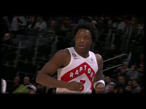 OG Anunoby Goes FULL Pogo Stick for the JAM! - Raptors vs Pistons