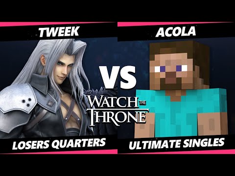 WTT 2023 Top 8 - Tweek (Sephiroth, Diddy Kong) Vs. Acola (Steve) Smash Ultimate - SSBU