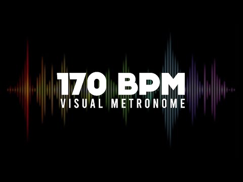 170 BPM Metronome (Visual Metronome / Click Track)