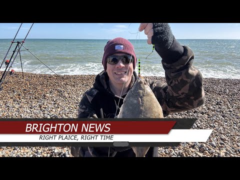 BRIGHTON SEA FISHING FOR PLAICE….RIGHT PLAICE, RIGHT TIME!