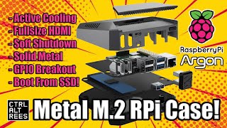 Raspberry Pi 4 Argon One M.2 SSD Metal Case Review & Assembly / Setup HOWTO Guide