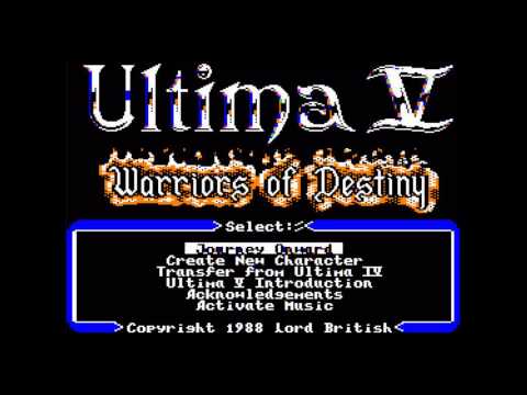 Ultima V : Warriors of Destiny Atari