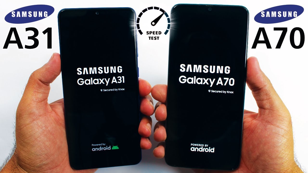 Samsung Galaxy A31 vs Samsung Galaxy A70 - Speed Test & Comparison!