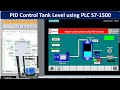 PID Control Tank Level Using PLC S7 1500 In TIA Portal V17 And Factory I O Tutorial WinCC SCADA
