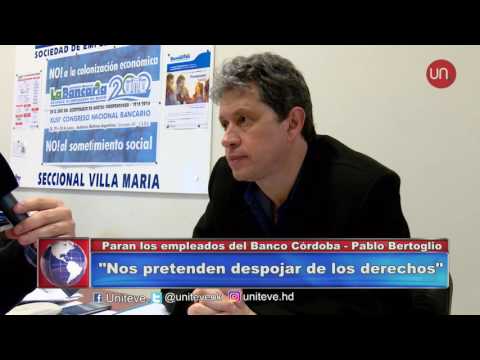 Paro de empleados de Banco de Córdoba