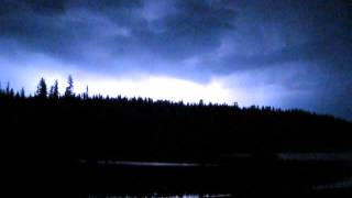 preview picture of video 'Awesome Lightning Storm at Union Valley Reservoir, CA (July 22-23, 2013)'