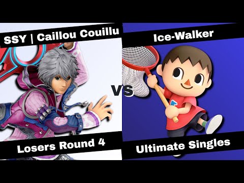 Super Smash QWERTZ #6 - Losers Round 4 - SSY | Caillou Couillu vs. Ice-Walker