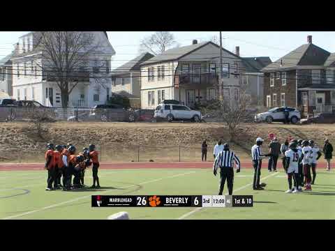 Marblehead vs Beverly High School Freahman Footballl 3/13/21