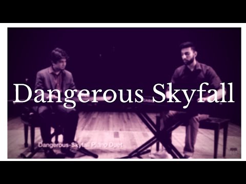 Santosh Baynes Dangerous Skyfall : Piano duet improv - IndianRaga