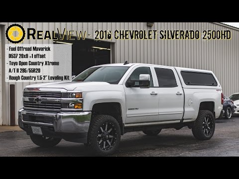 RealView - Leveled 2016 Chevy Silverado 2500 w/ 20" Fuel Mavericks & 32" Toyo Open Country tires