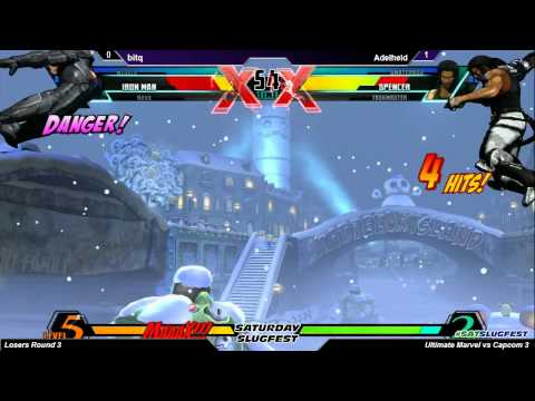 Saturday Slugfest V - UMvC3 L3 - bitq vs Adelheid