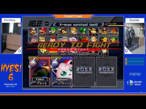 HYES! 6 Pools - Zack Fair (Puff) vs Slemdog (Falco)