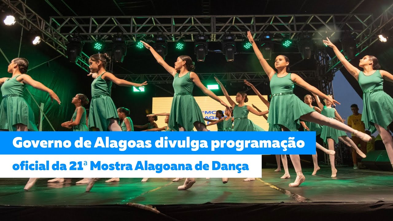 Governo de Alagoas divulga programação oficial da 21ª Mostra Alagoana de Dança