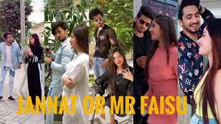 Trending viral tik tok video Jannat zubair and Mr 