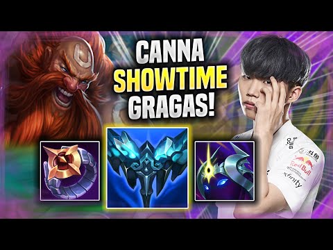 CANNA SHOWTIME WITH GRAGAS IN KR SOLOQ! - T1 Canna Plays Gragas TOP vs Renekton!