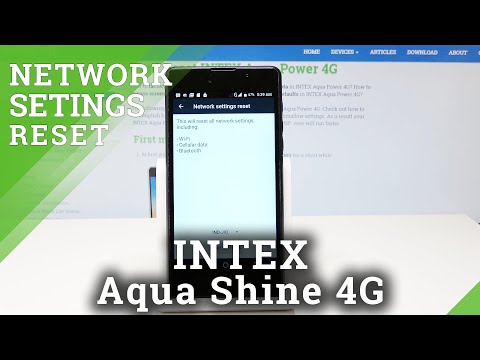 How to Reset Network Settings in INTEX Aqua Power 4G - Restore Default Network Configuration