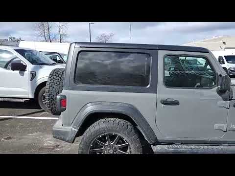 2020 Jeep Wrangler Sport S 4x4 in Silver for sale at Finch Chrysler Dodge Jeep Ram Ltd in London, ON