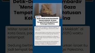 Bengisnya Israel Bombardir 'Menara Mekkah' di Kota Gaza, Gedung Area Rimal Tinggal Puing-puing