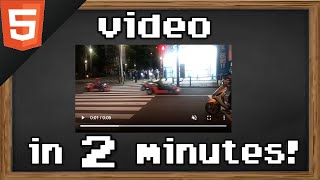 Learn HTML video in 2 minutes 🎥