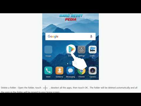 ☑️ Manage Home Screen Icons HUAWEI Mate 10 Pro