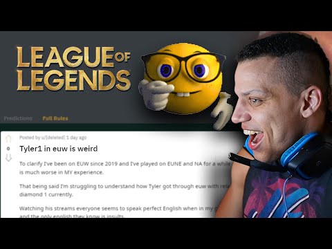 REDDIT MALDING OVER TYLER1 | TYLER1 EU