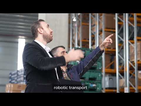 LARS ROBOT Automated guided vehicle (AGV/AMR Robot) based order preperation