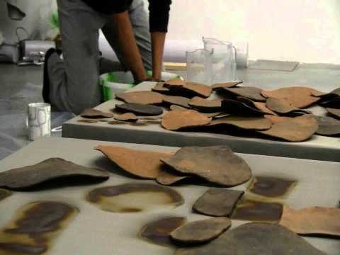 Sheela Gowda installation footage 'Collateral'