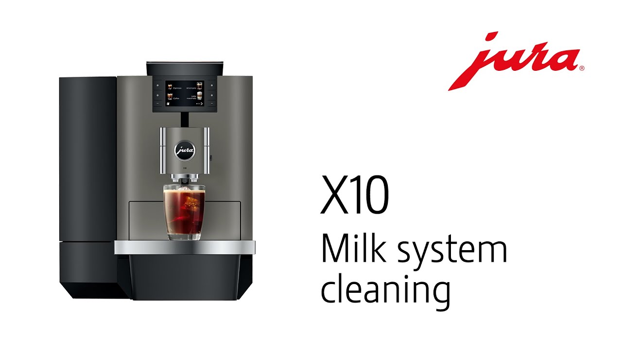 Jura X10 - Milk System Cleaning (from Jura)